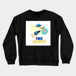 Baby delivery | Kids Crewneck Sweatshirt